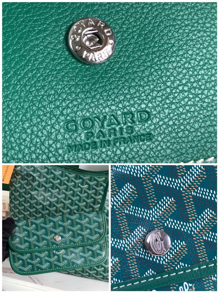 Goyard Hobo Boheme 42Cm Green Canvas