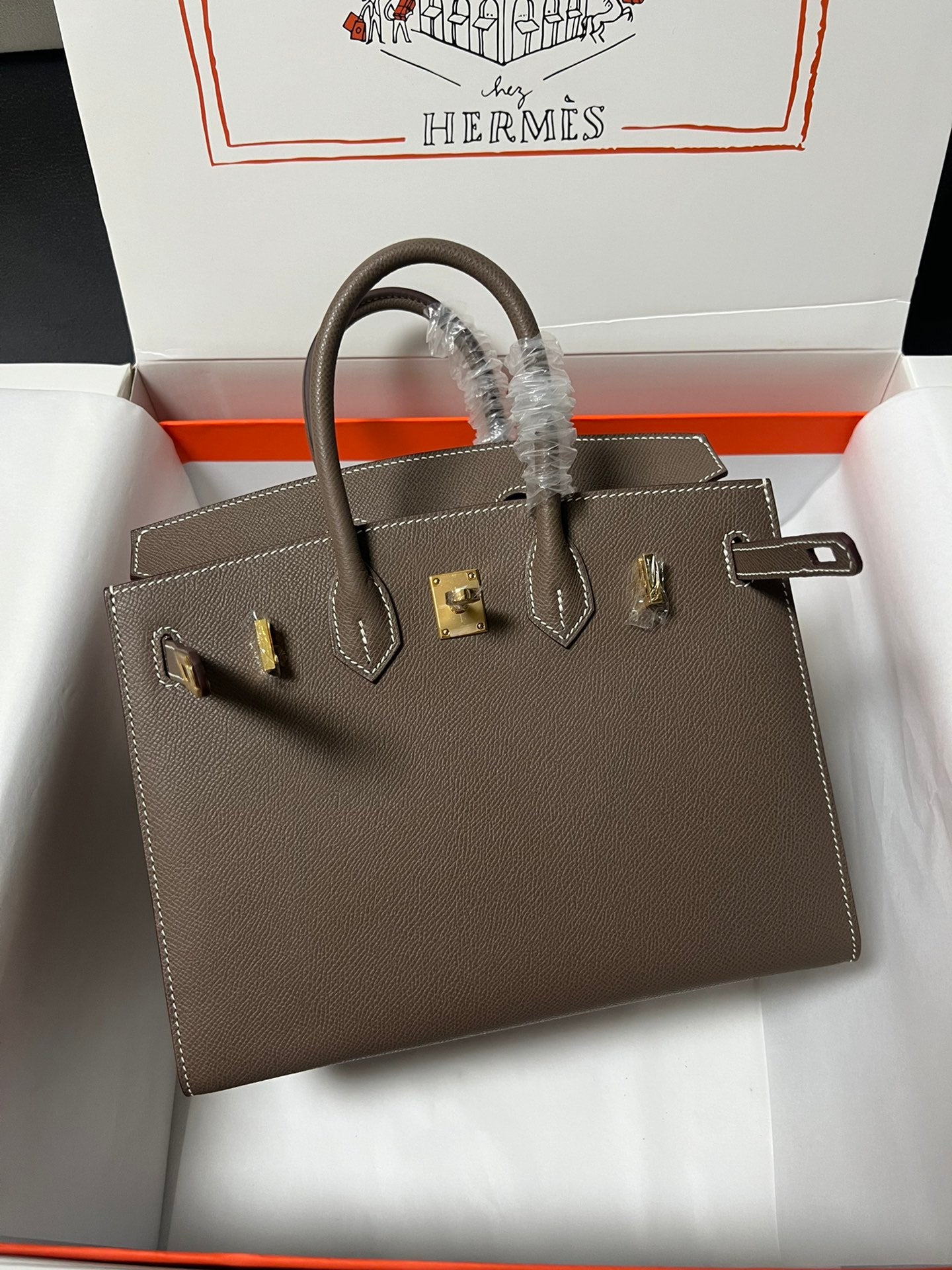 Hermes Birkin Sellier Vert De Gris Epsom Leather Gold Hardware