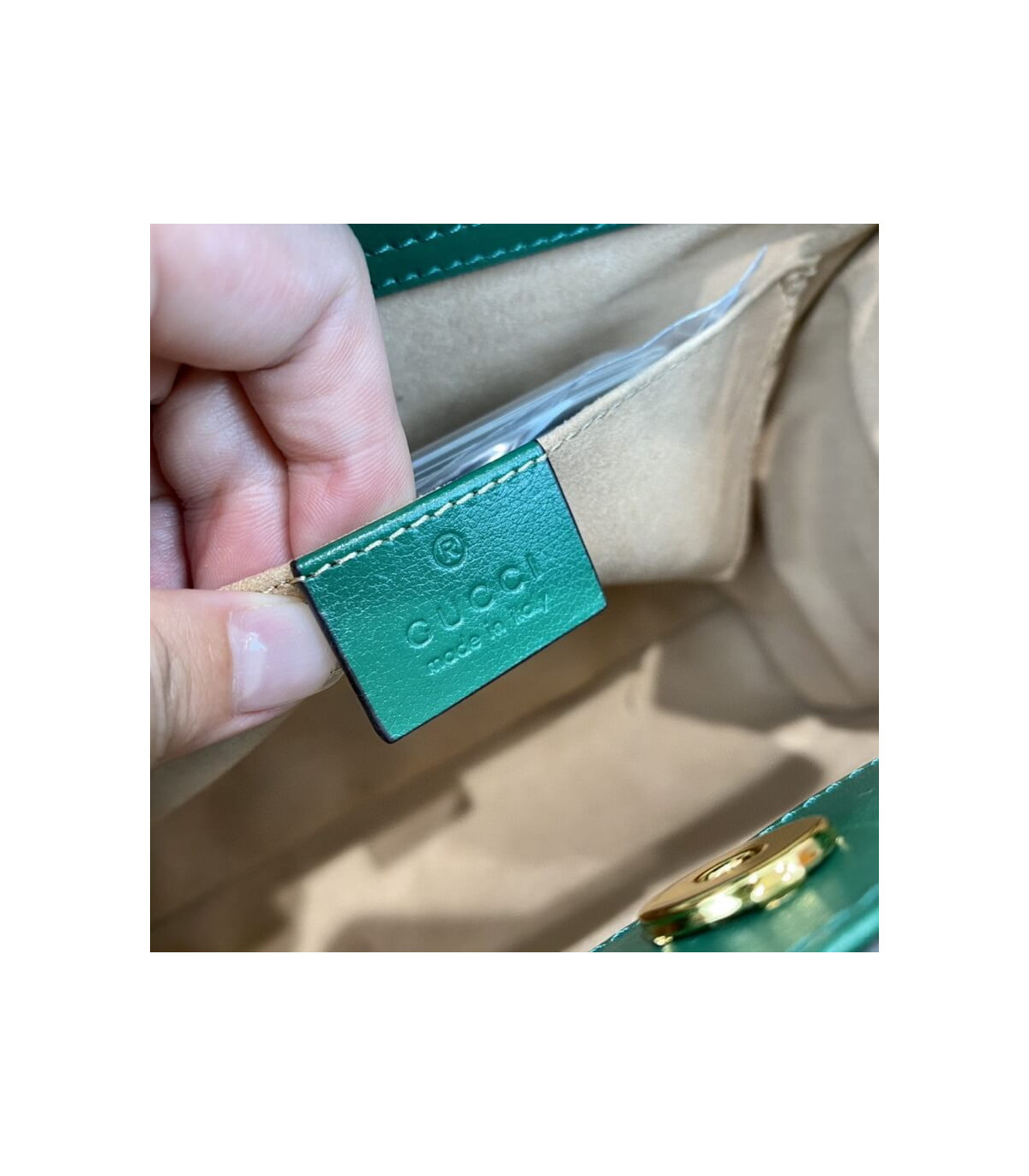 Gucci Diana Small Tote Bag Green