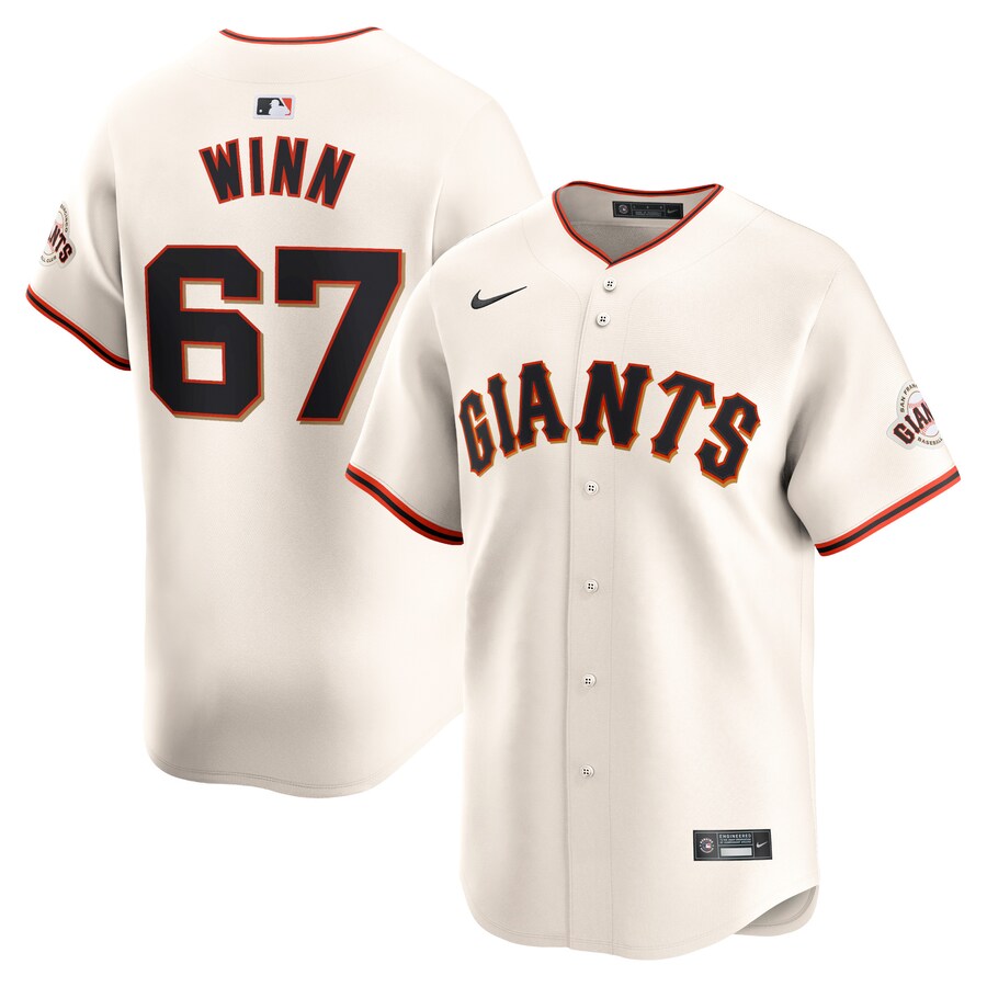 Keaton Winn San Francisco Giants Home Limited Player Jersey Cream
