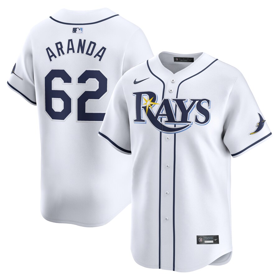 Jonathan Aranda Tampa Bay Rays Home Limited Player Jersey White