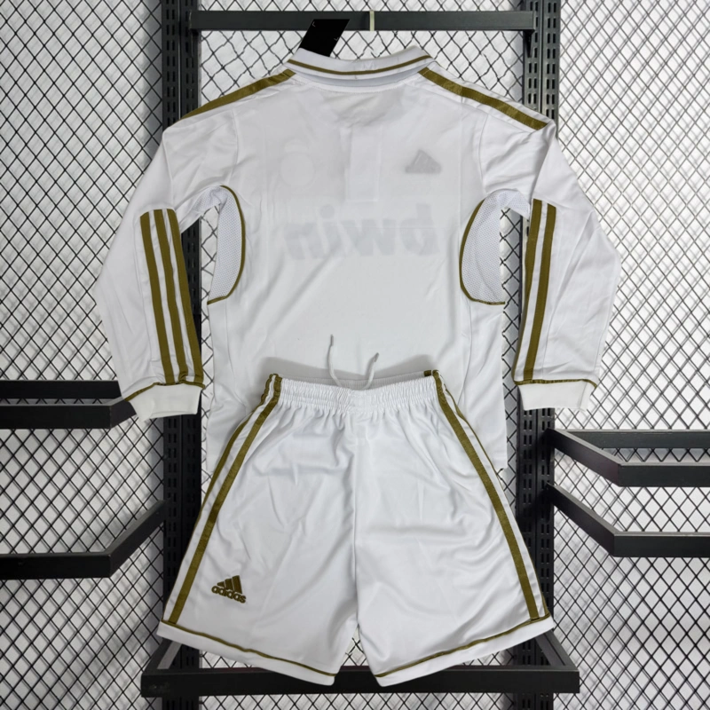 Retro Kids 2011-12 Kids Real Madrid home RONALDO Football jersey retro