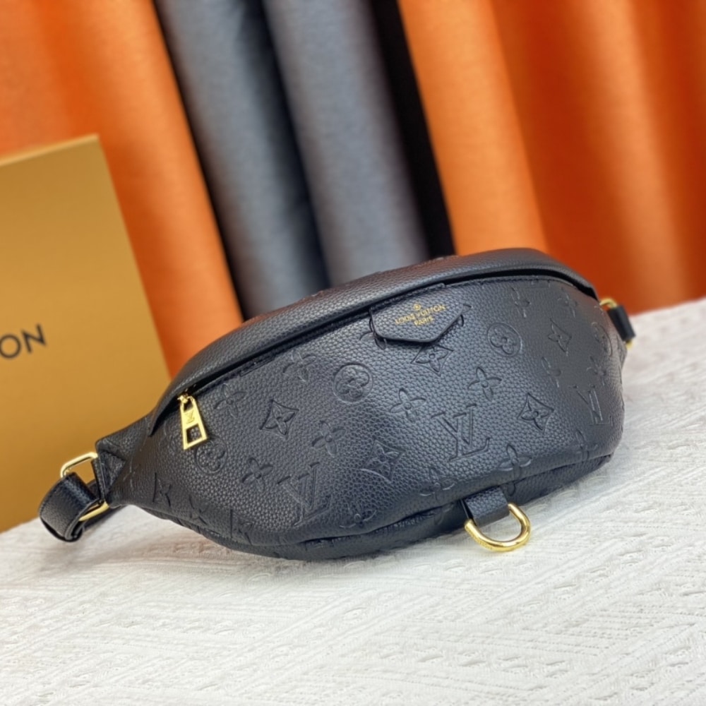 Louis Vuitton Monogram Empreinte Bumbag Black 37Cm M44812
