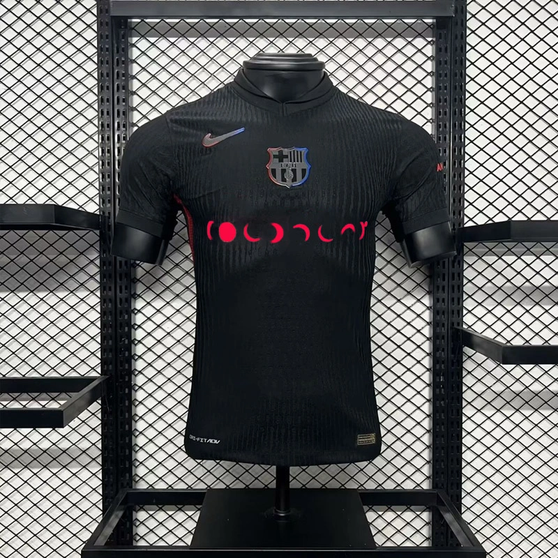 Player 2024-25 Barcelona Away Sponsor Coldplay Fourth Football jersey