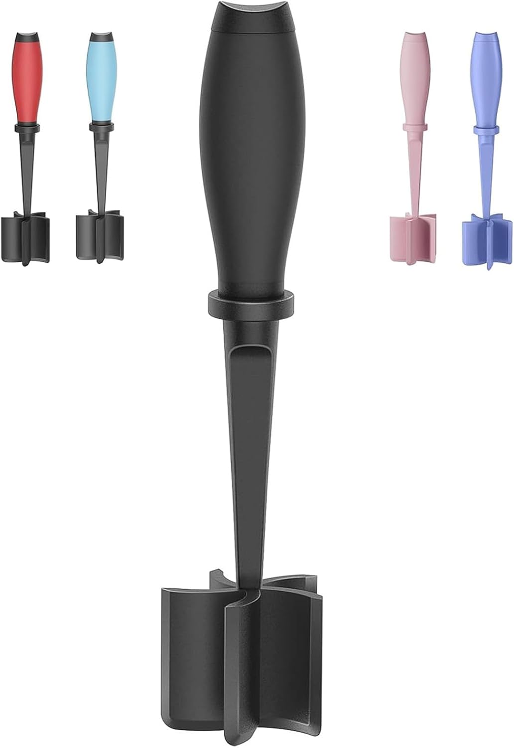 Curve Blades Ground Beef Masher - Heat Resistant Meat Masher Tool