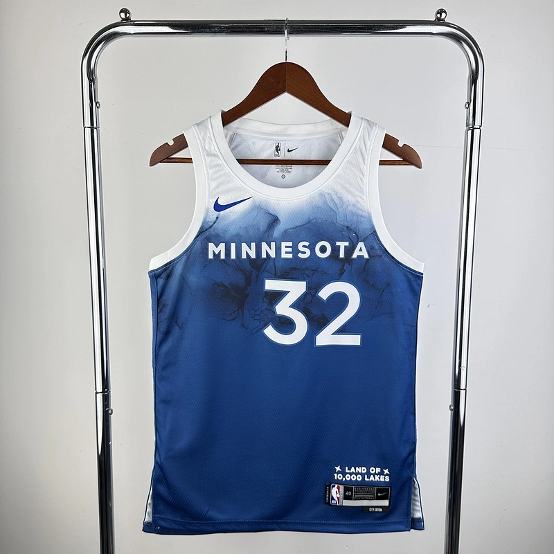 2024 NBA Minnesota Timberwolves 32 Towns Basketball Jersey