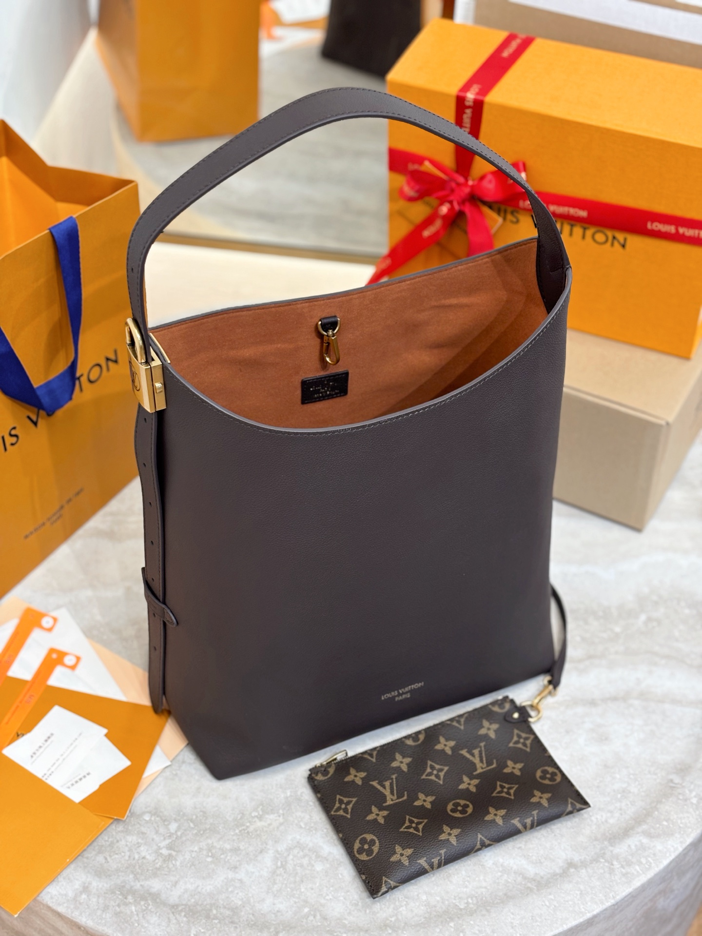 Louis Vuitton Low Key Hobo MM 35cm/ 13.8in