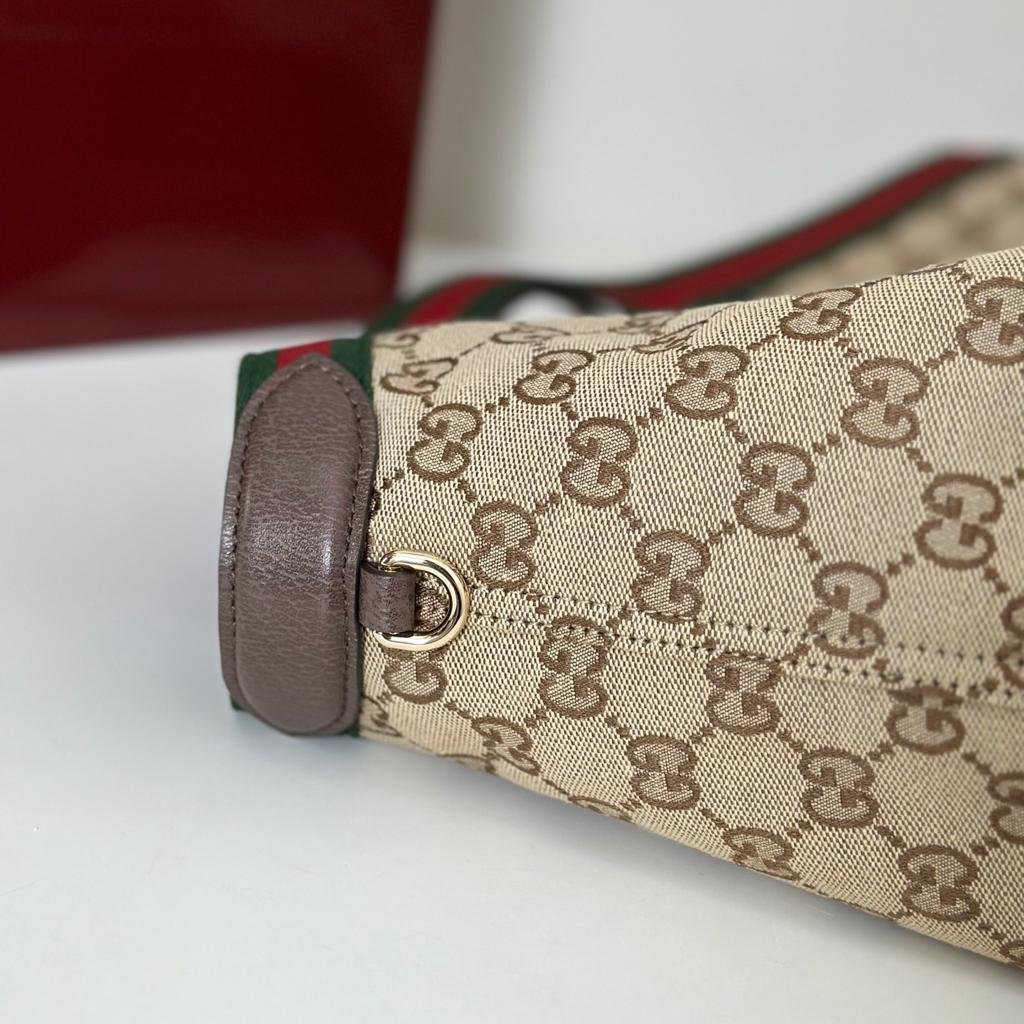 Gucci Giglio Large Tote Bag 54cm/21.3in Beige And Brown 853971