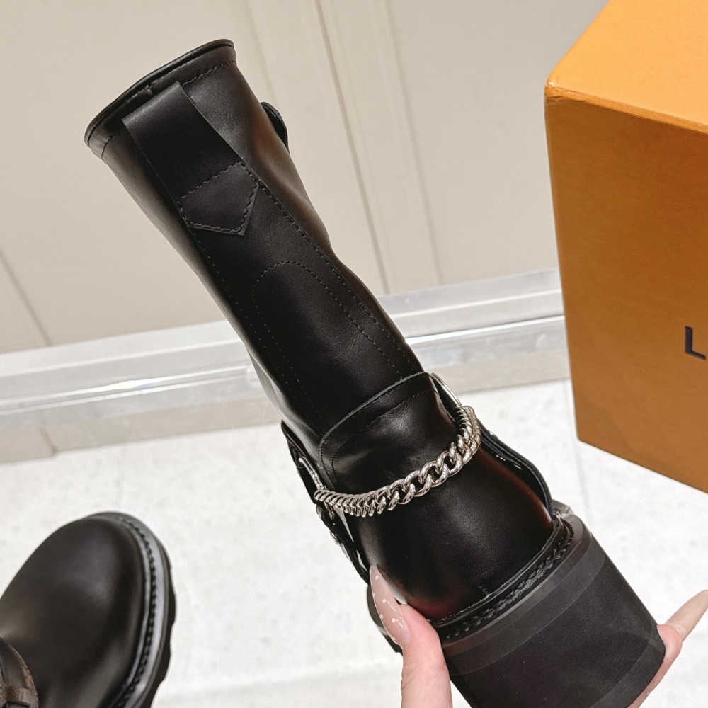 Louis Vuitton Silhouette Ankle Boot Black 1Aibqr