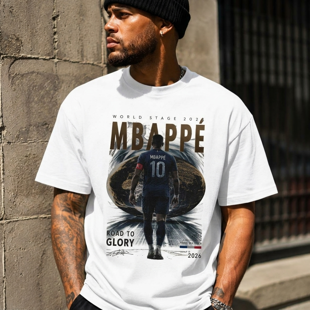 Kylian Mbappé Unisex T-Shirt – Limited-Time Offer – Hot Seller