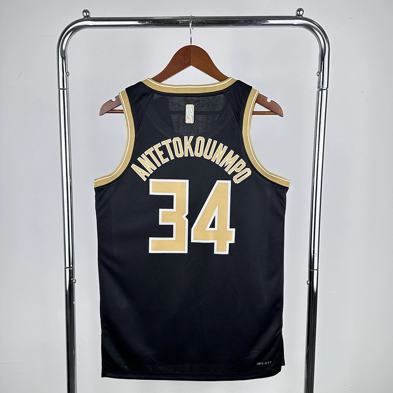 2024 NBA Milwaukee Bucks (34 ANTETOKOUNMPO)  Basketball Jersey