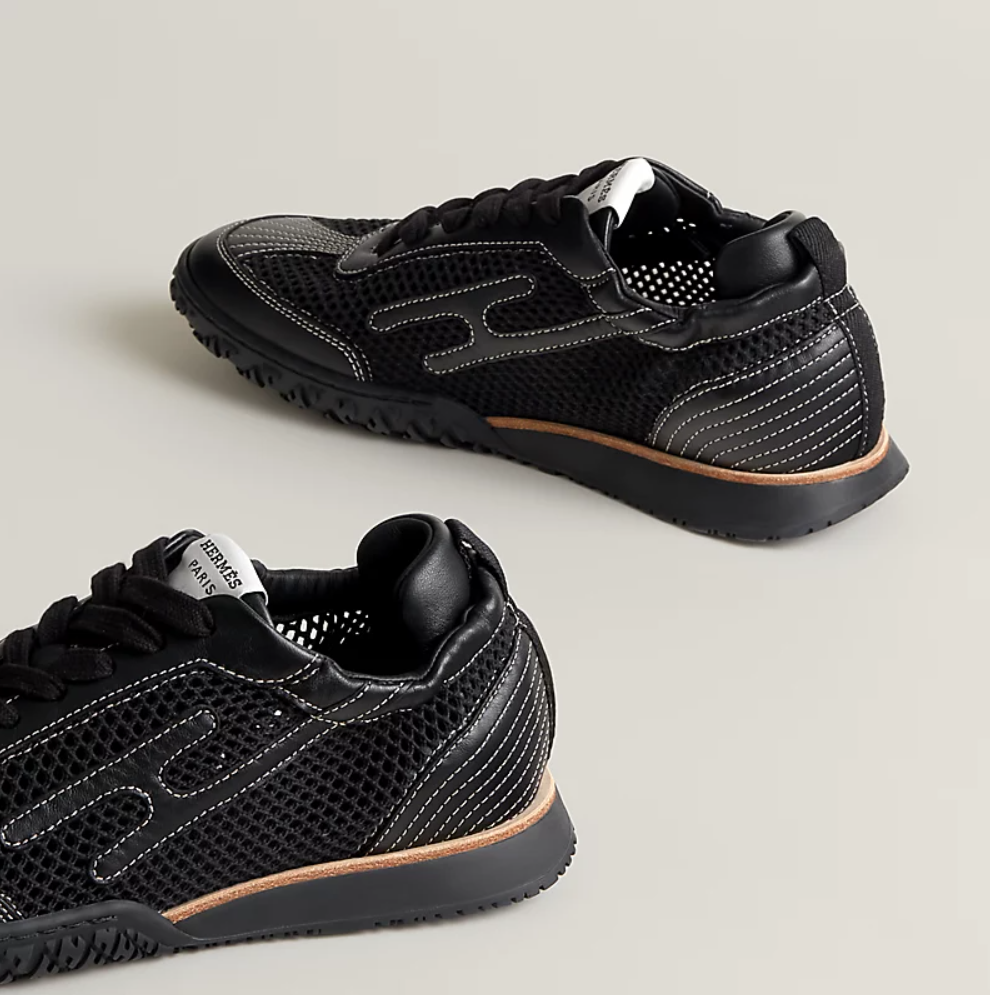 Hermes Jet Black Sneaker