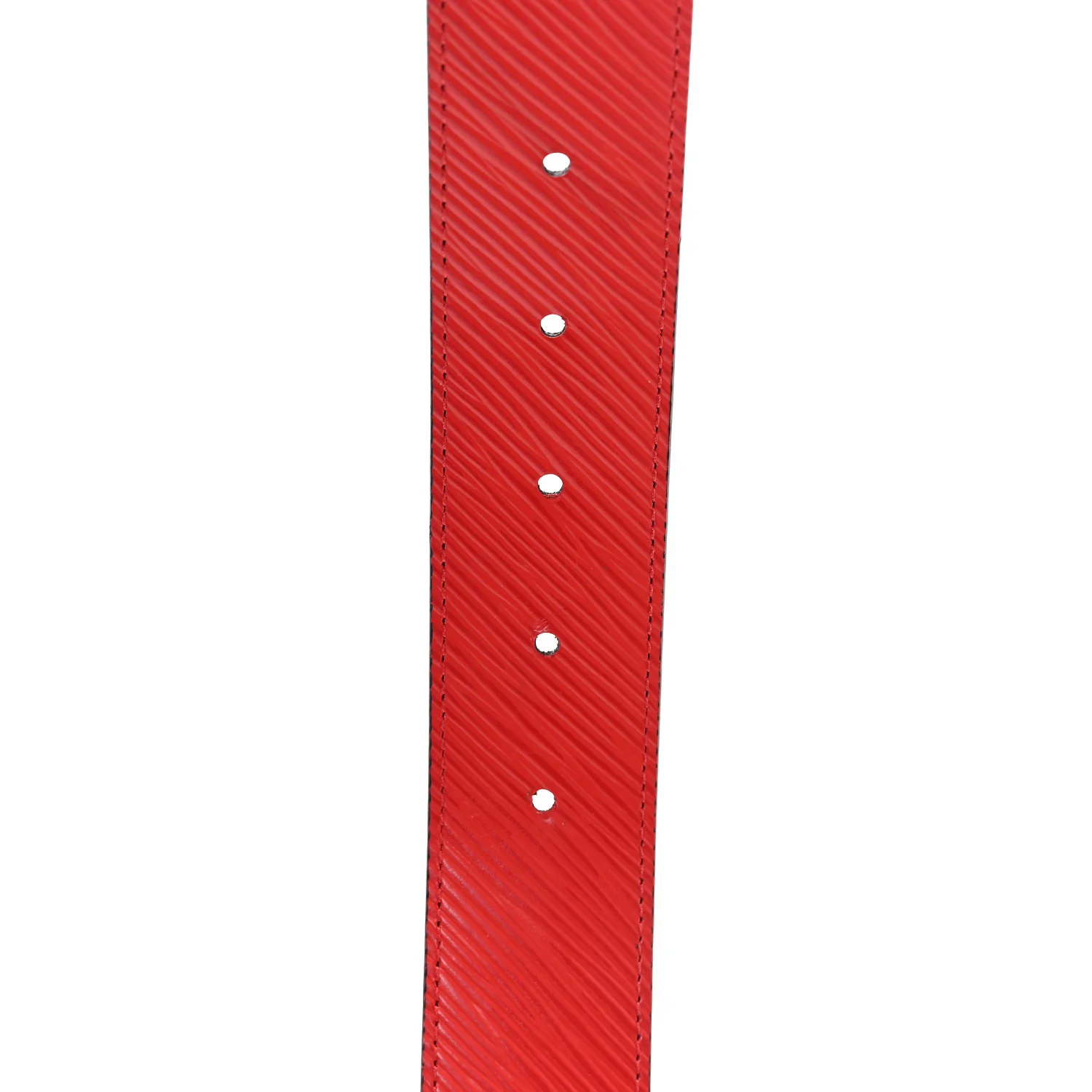 Monogram Epi 35mm LV Circle Reversible Belt 80 32 Coquelicot