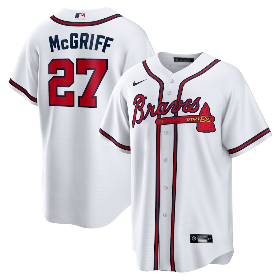 Fred McGriff Atlanta Braves 2023 Hall of Fame Inline Jersey White