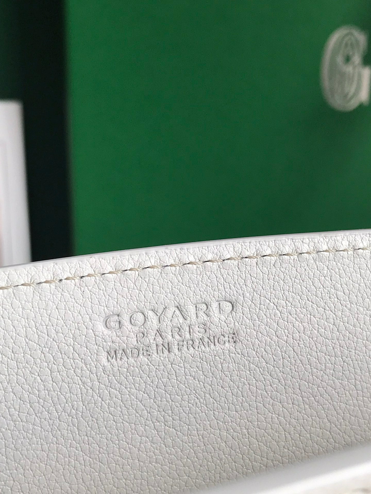 Goyard Rouette Structuré Mini Bag 21 Cm White Goyardine Canvas And Calfskin