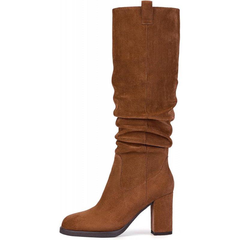 Suede Knee High Boots for Women