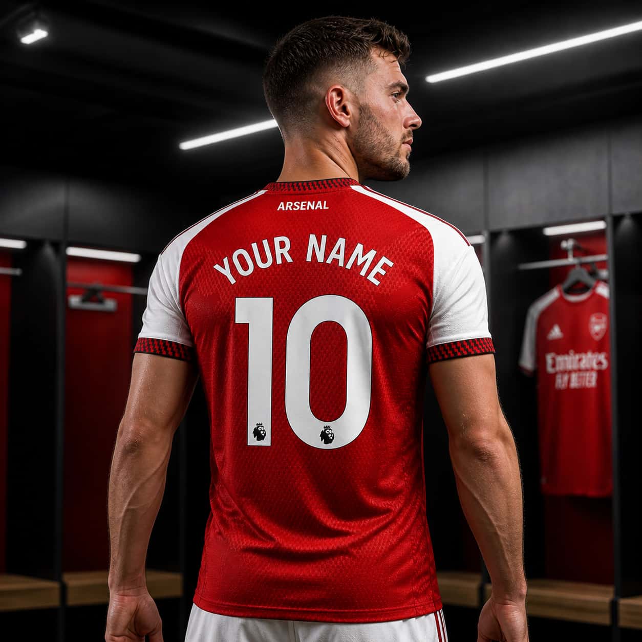 2026/27 Premier League Arsenal Team Home Football Jersey Player Version - JerseyFun