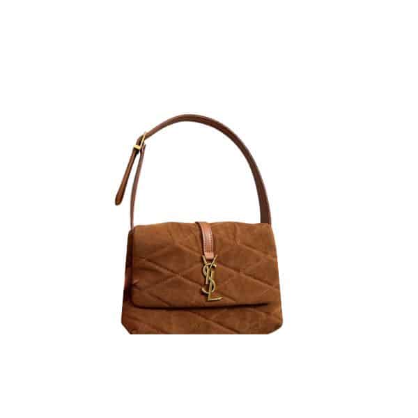 Saint Laurent Le 5 A 7 Hobo Bag Brown 27Cm