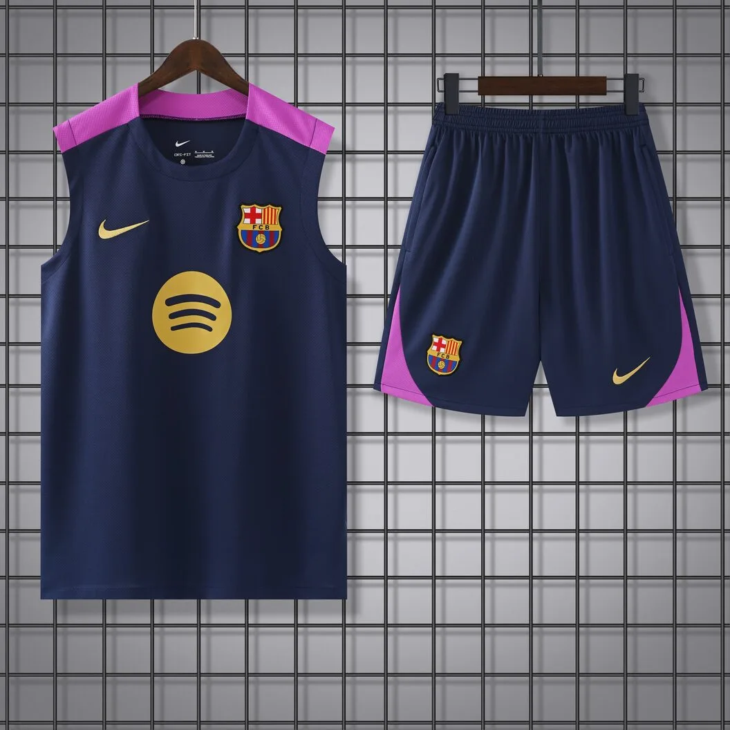 2025-26 Barcelona Sleeveless Vest Training Wear