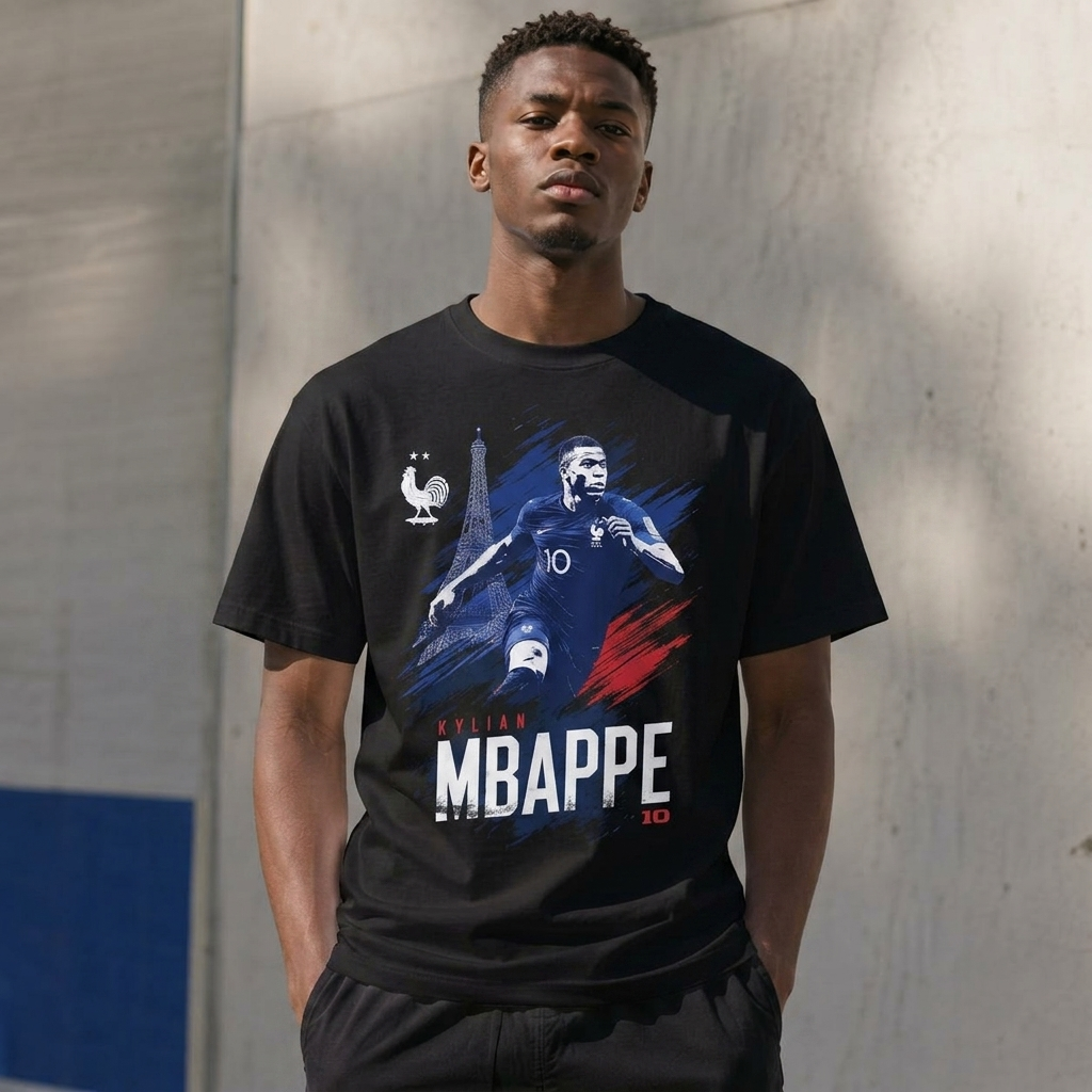 Kylian Mbappé Unisex T-Shirt – Limited-Time Offer – Hot Seller
