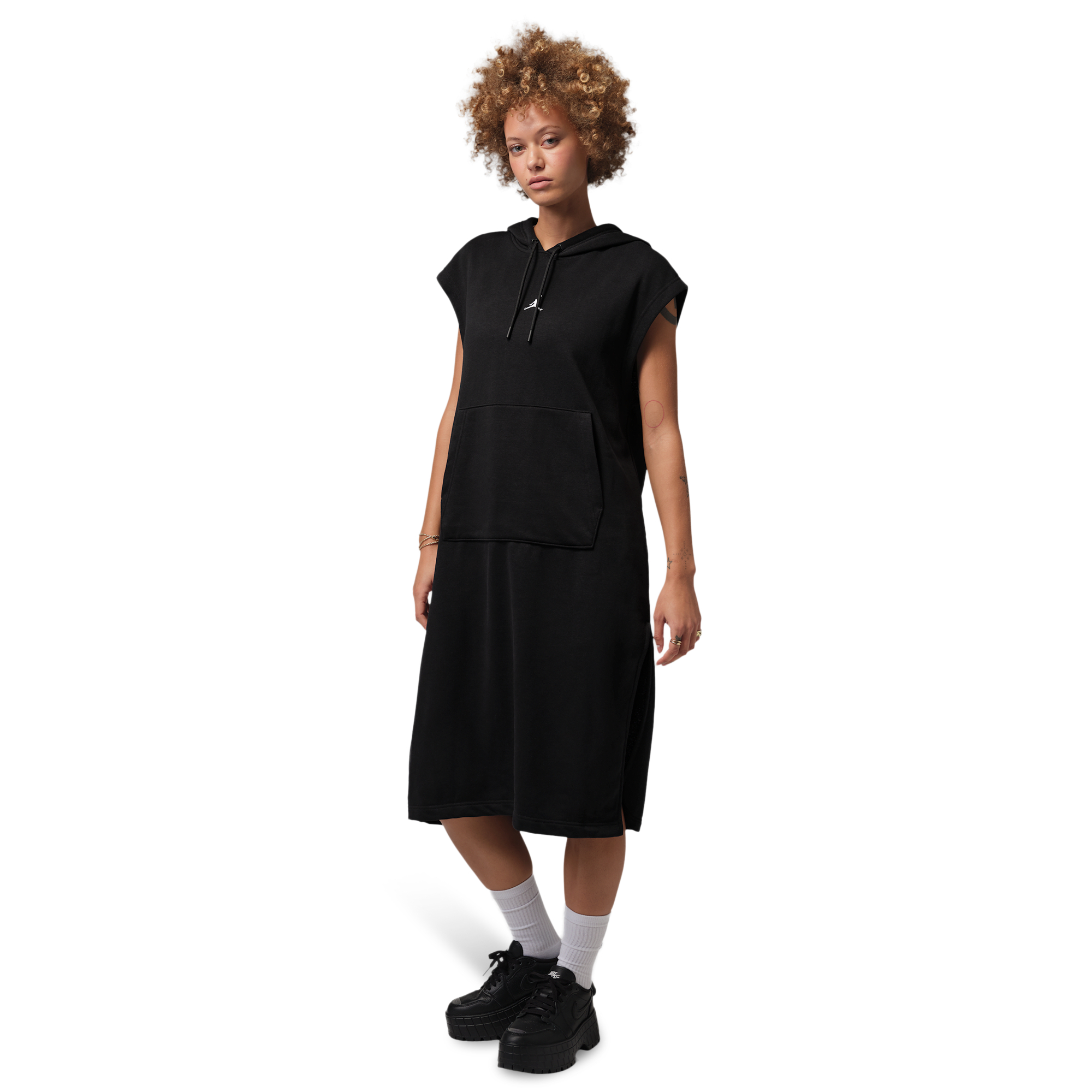 Jordan Brooklyn Fleece Crew Hooded Dress
