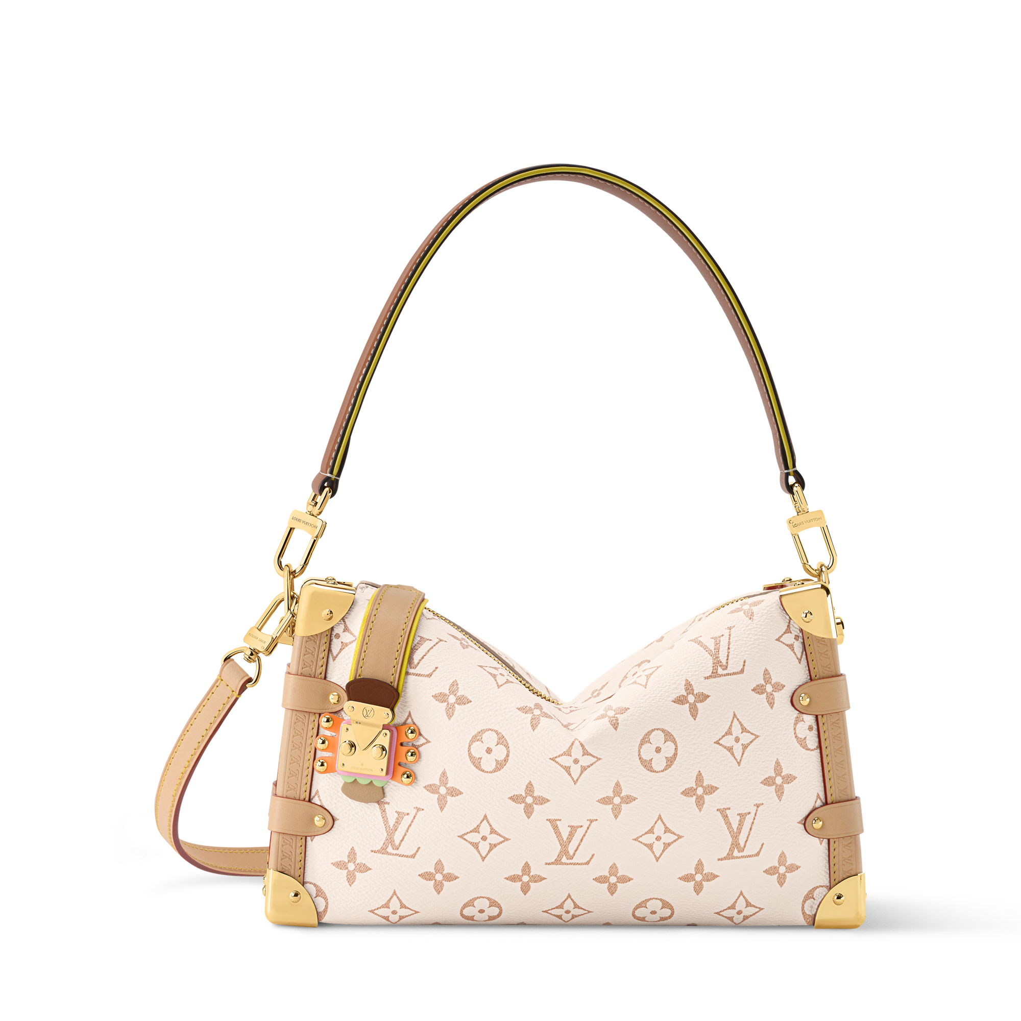 Louis Vuitton M29913 Side Trunk MM East-West Monogram Dune