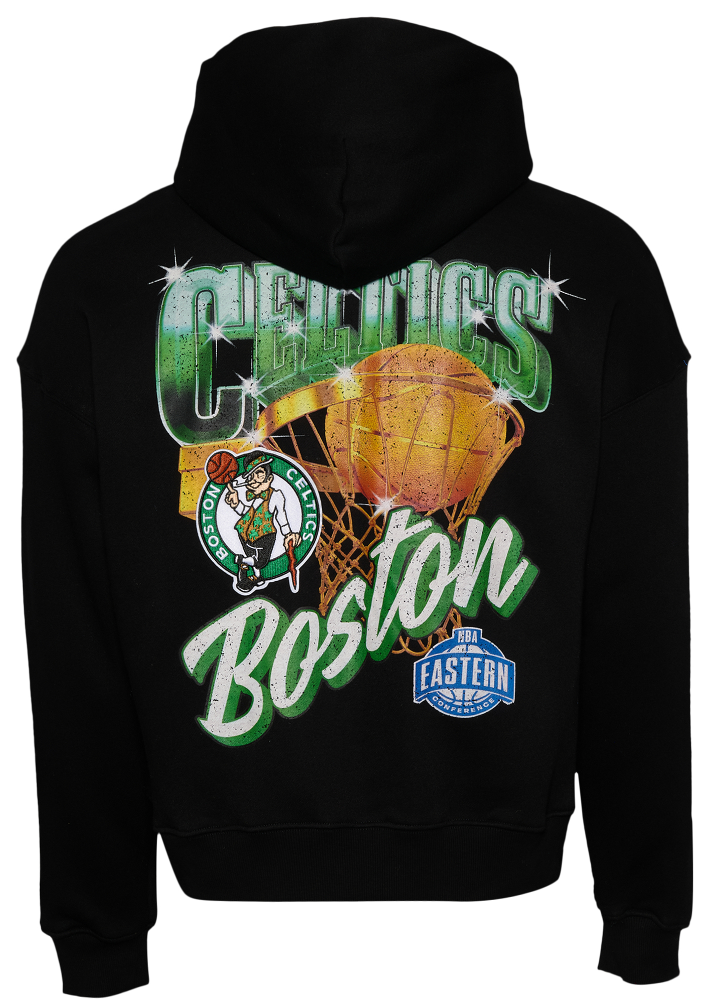 Pro Standard Celtics Gold Hoops Pro Full-Zip Hoodie