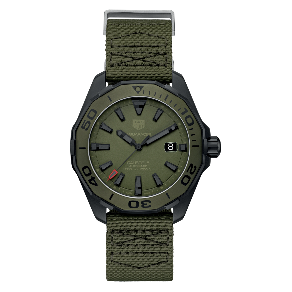 Tag Heuer Aquaracer Khaki Matte Dial Automatic WAY208E.FC8222 43mm