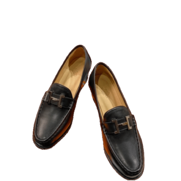 HERMES DAUPHINE 70 LOAFER BLACK