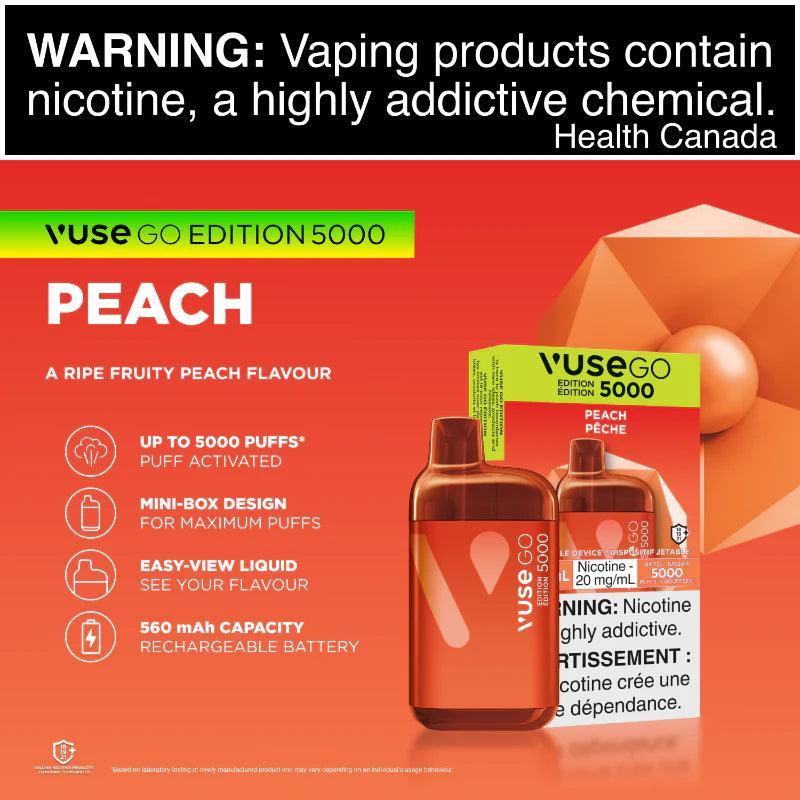Vuse GO 5000 - Peach Ice