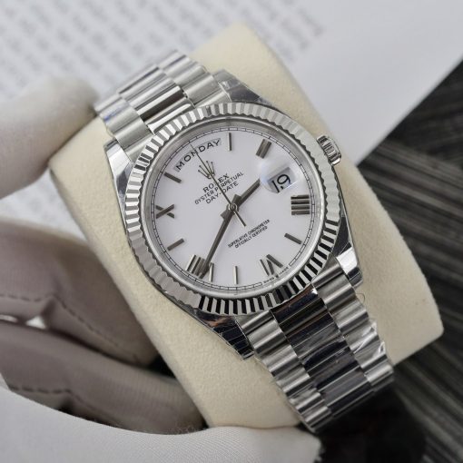 [Superclone] Rolex Day-Date 36mm White Dial President 128236