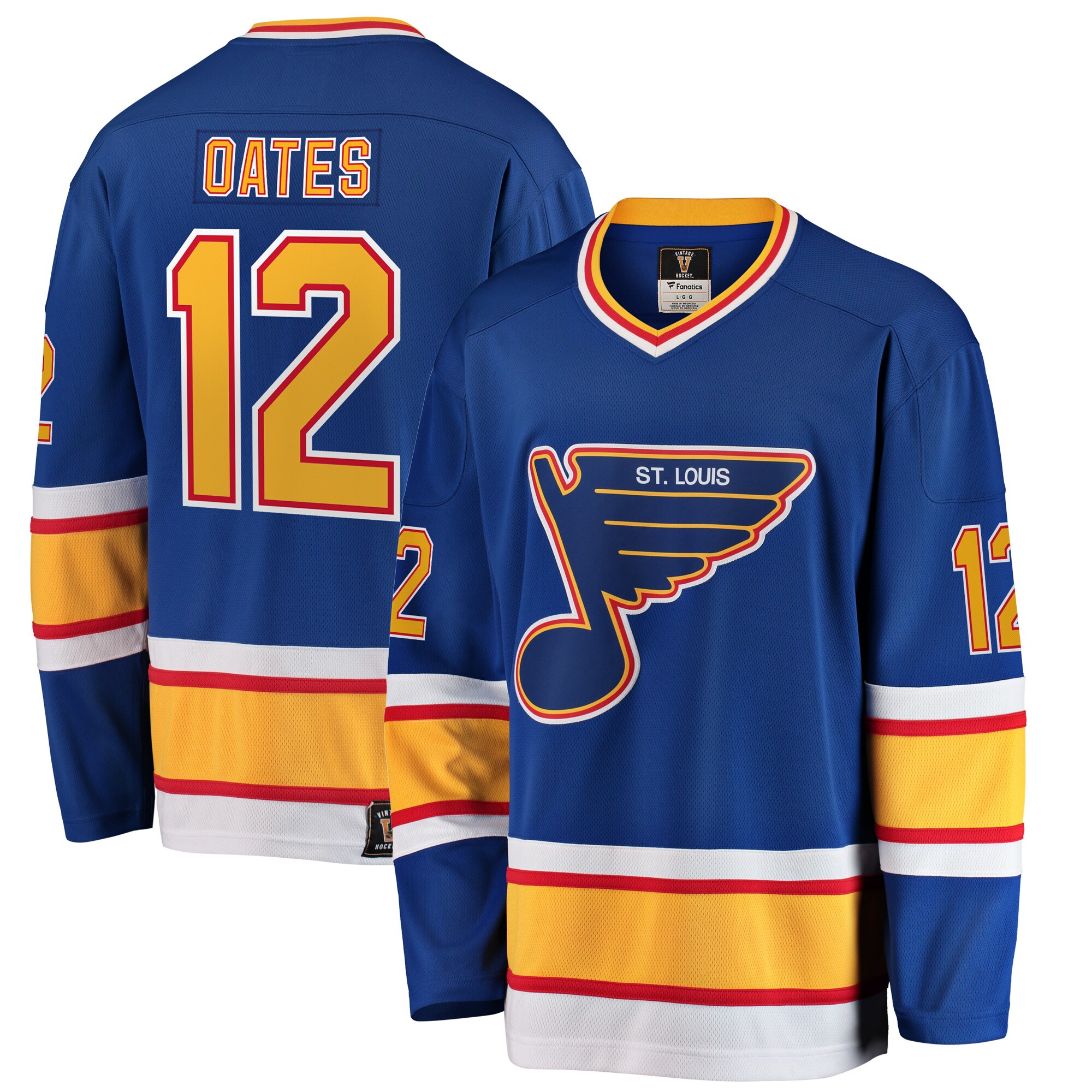 Adam Oates St. Louis Blues Fanatics Premier Breakaway Retired Player Jersey – Blue