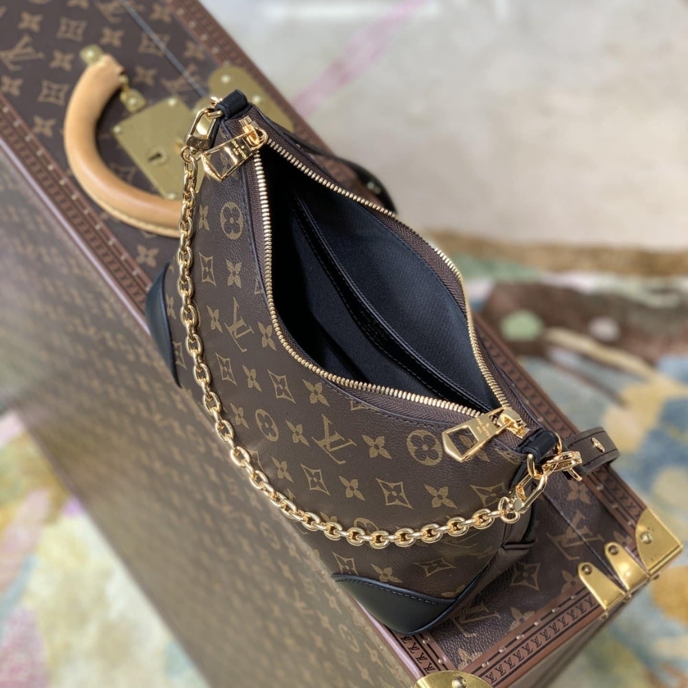 Louis Vuitton Boulogne PM Monogram Black 26Cm M45831