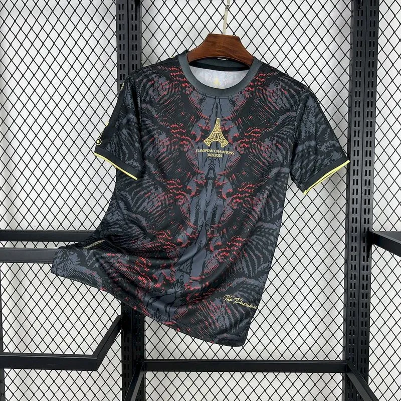 2025-26 PSG Paris Saint-Germain 2025/26 (CAMPEONES DE EUROPA) Grey Jersey