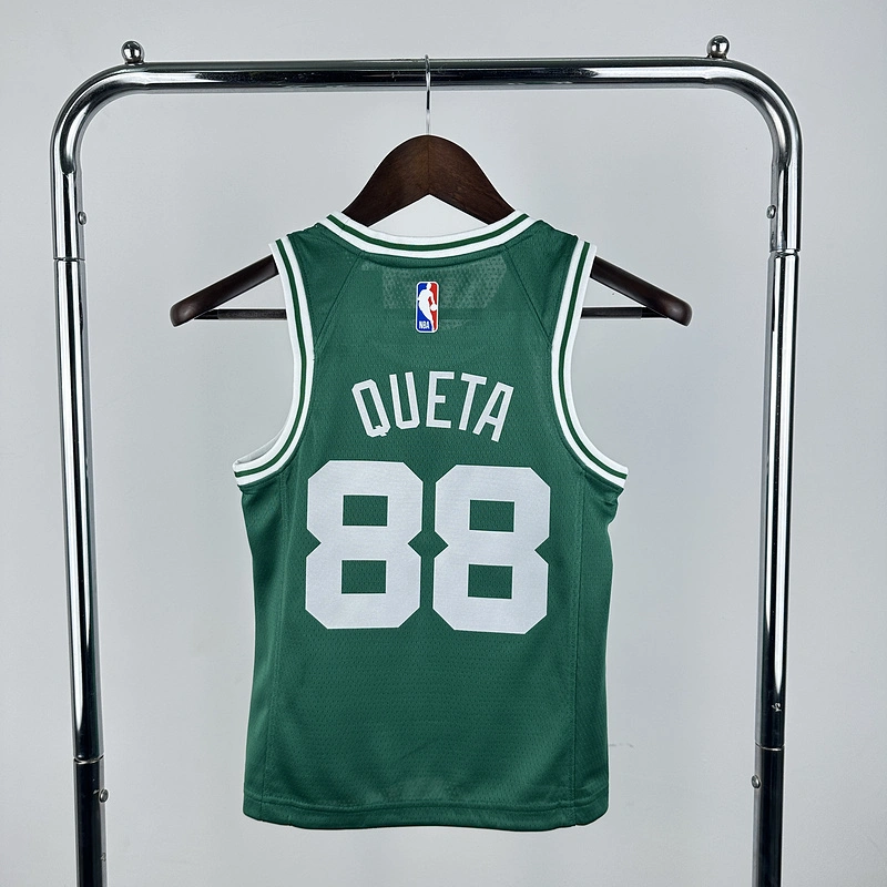 2023 NBA Boston Celtics kids 88 QUETA Basketball Jersey