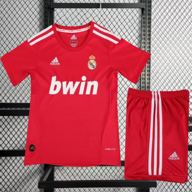 Retro Kids 2011-12 Kids Real Madrid away Football jersey retro