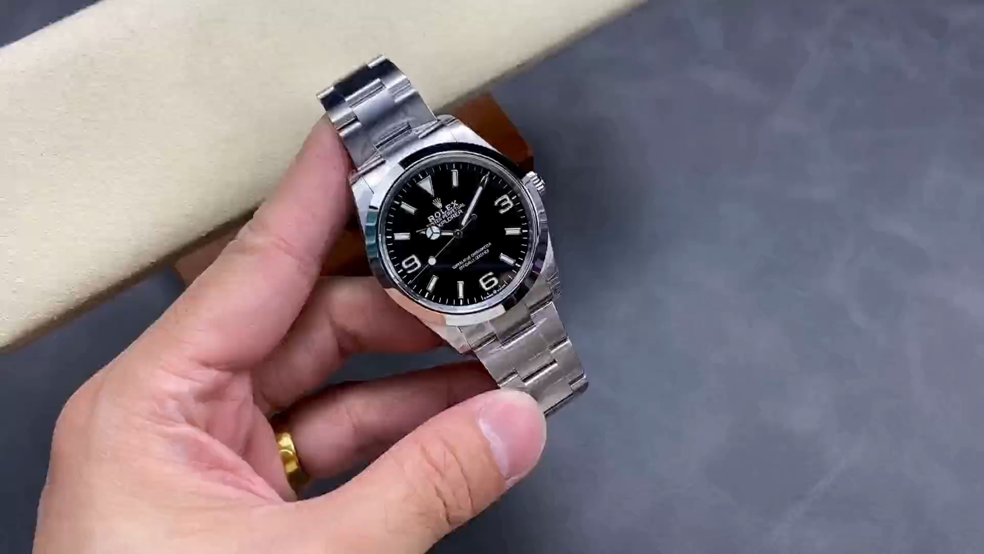 【Super Clone】Rolex Explorer SRL156 14270 Stainless Steel Black Dial 36MM Mens Replica Watch
