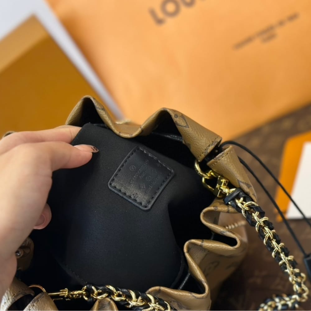 Louis Vuitton Noé Trunk PM Bag Monogram Reverse Brown 20Cm M13324
