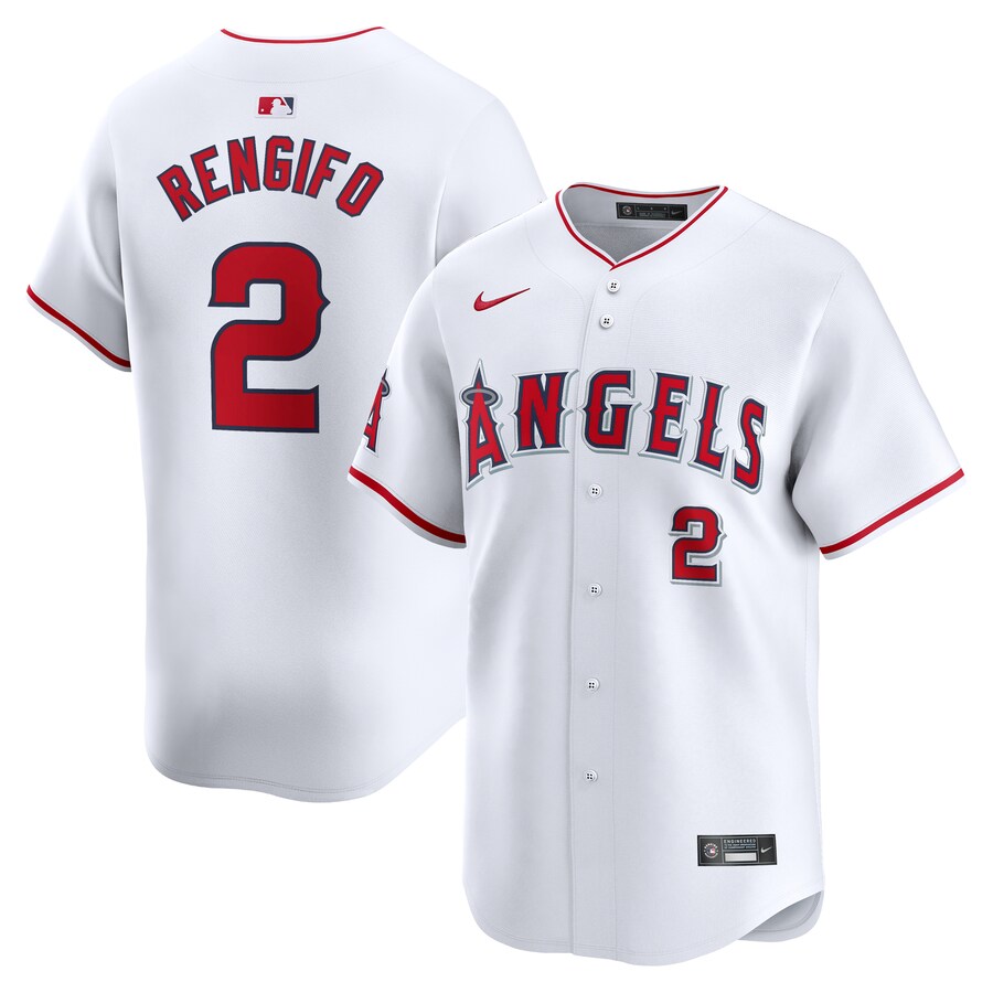 Luis Rengifo Los Angeles Angels Home Limited Player Jersey White