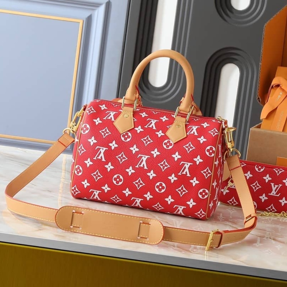 Louis Vuitton Speedy P9 Bandoulière 25 Autres Cuir Monogram Red 25Cm M24425