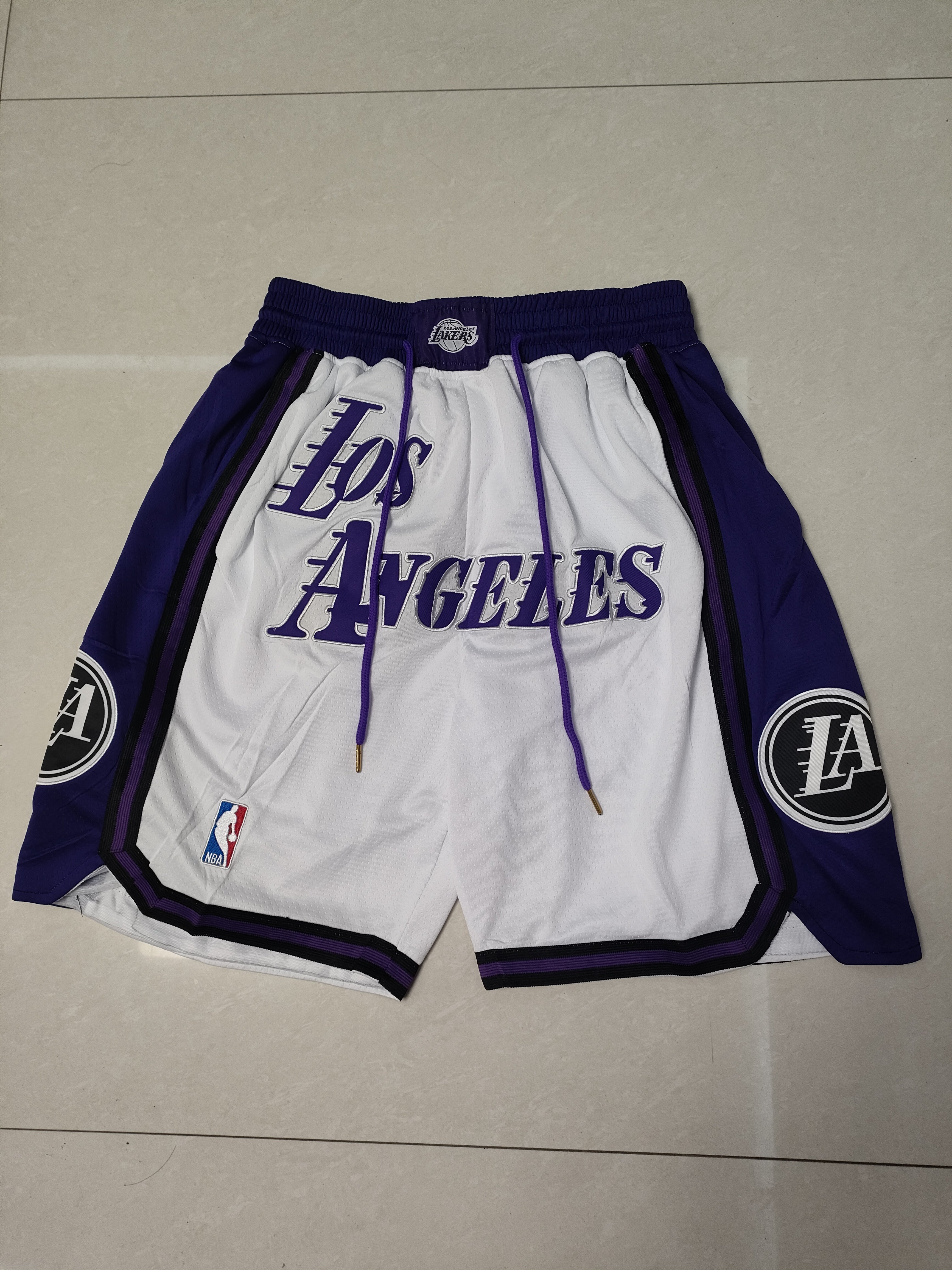 Los Angeles Lakers White City Edition Pocket Pants