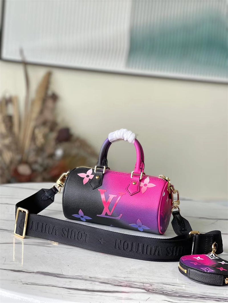 Louis Vuitton Papillon Bb 20Cm Midnight Fuchsia