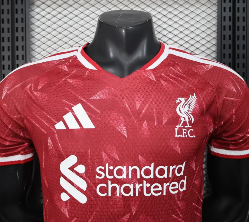 2026/27 Premier League Liverpool Team Home Football Jersey Player Version - JerseyFun