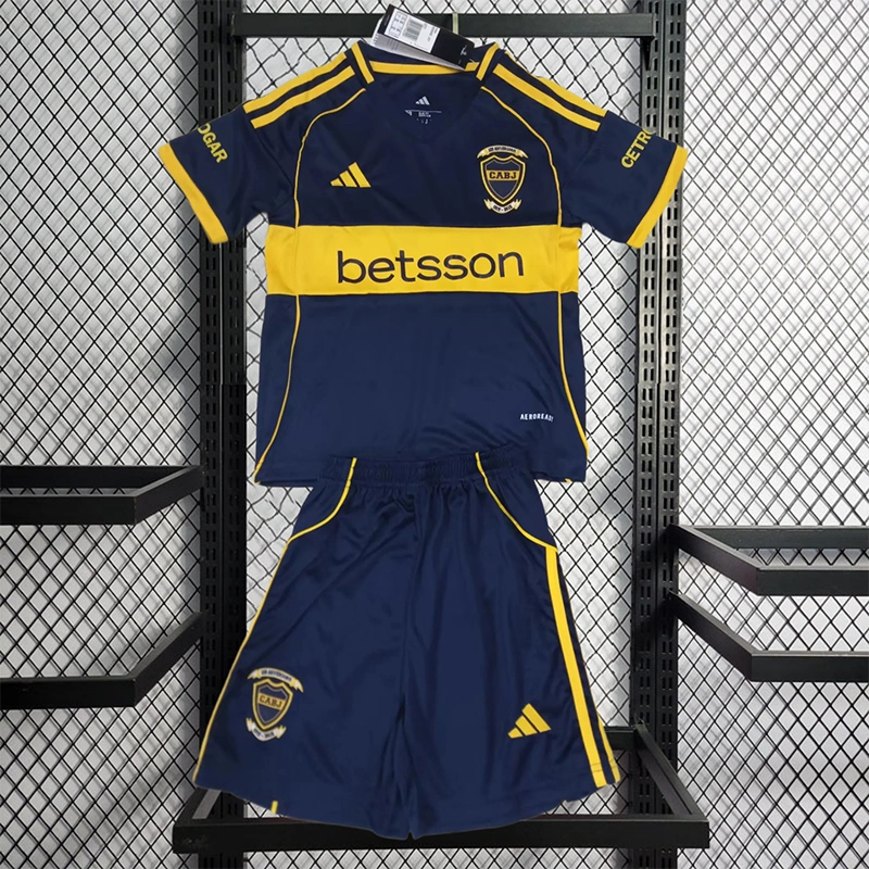2025-26 Boca Juniors Home kids Football jersey