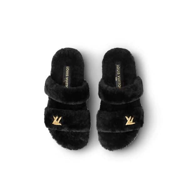Louis Vuitton Lv Sunset Comfort Flat Mule Black