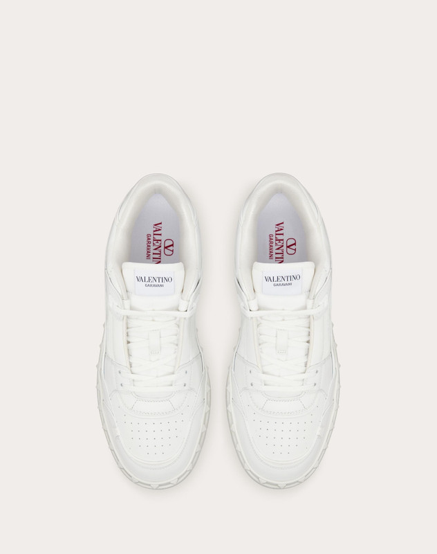 VALENTINO FREEDOTS LOW-TOP SNEAKER IN CALFSKIN