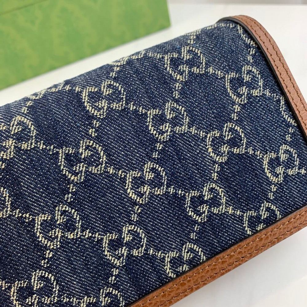 Gucci Dionysus Super Mini Bag in Denim
