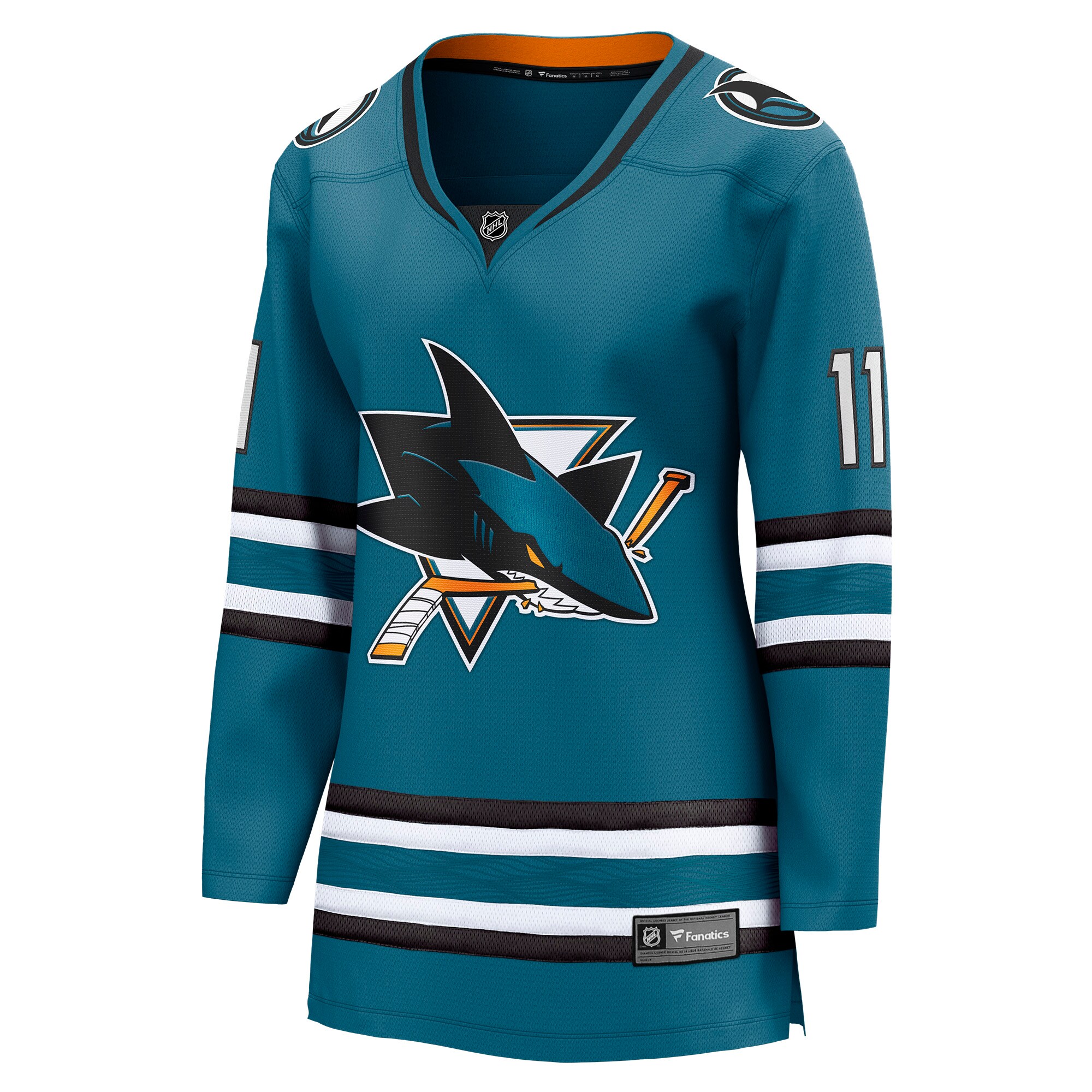 Luke Kunin San Jose Sharks Fanatics Women’s Home Breakaway Player Jersey – Teal