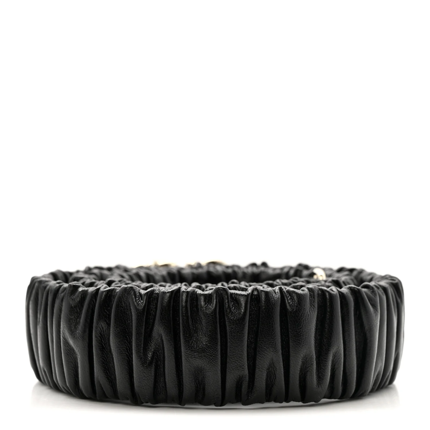 Lambskin Crystal CC Belt 85 34 Black