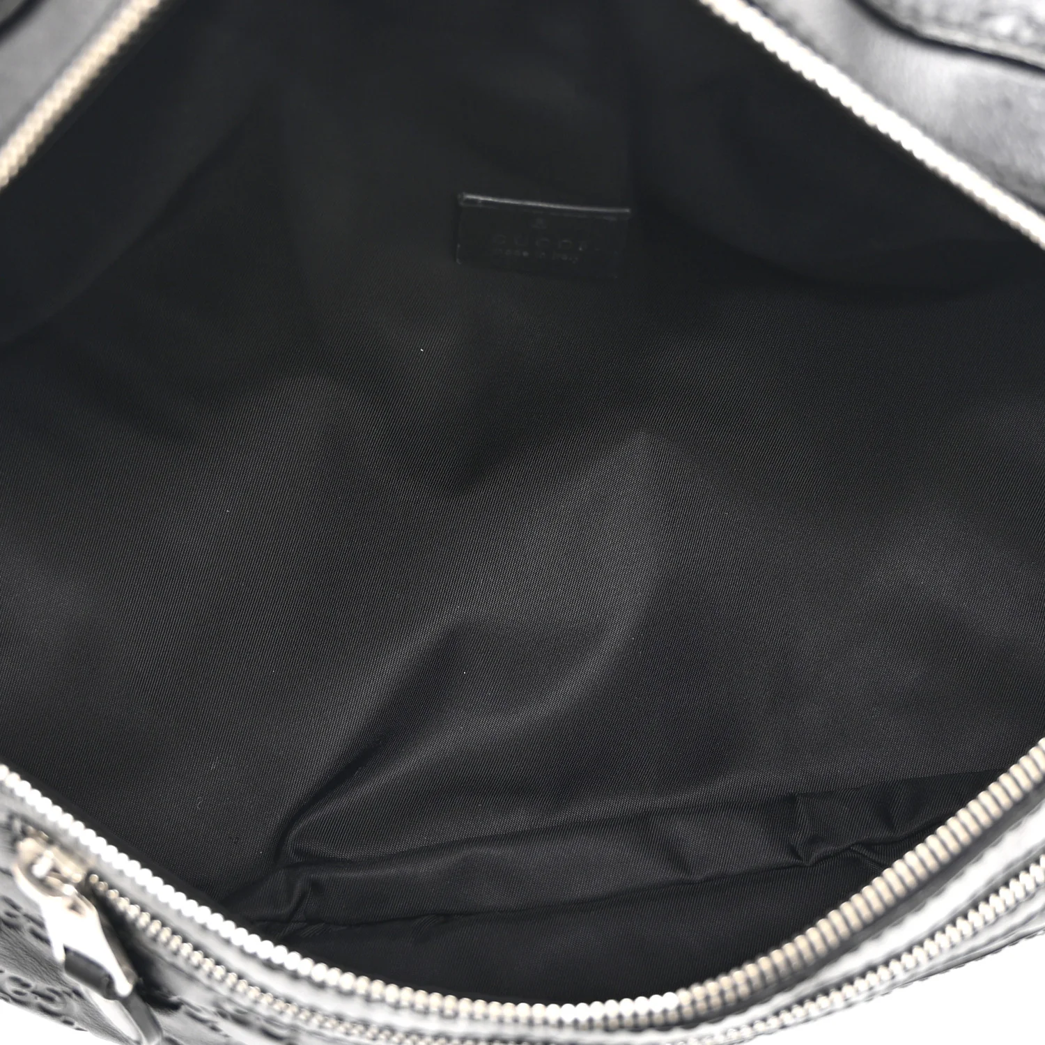 Guccissima Web Belt Bag Black